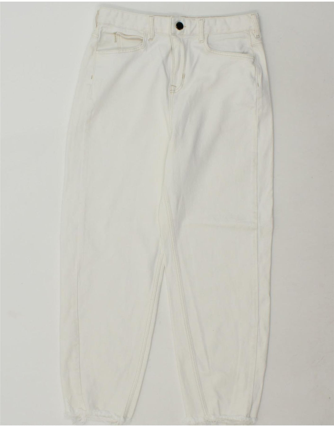 TED BAKER Womens Tapered Jeans W30 L27 White Cotton Vintage Ted Baker and Second-Hand Ted Baker from Messina Hembry 