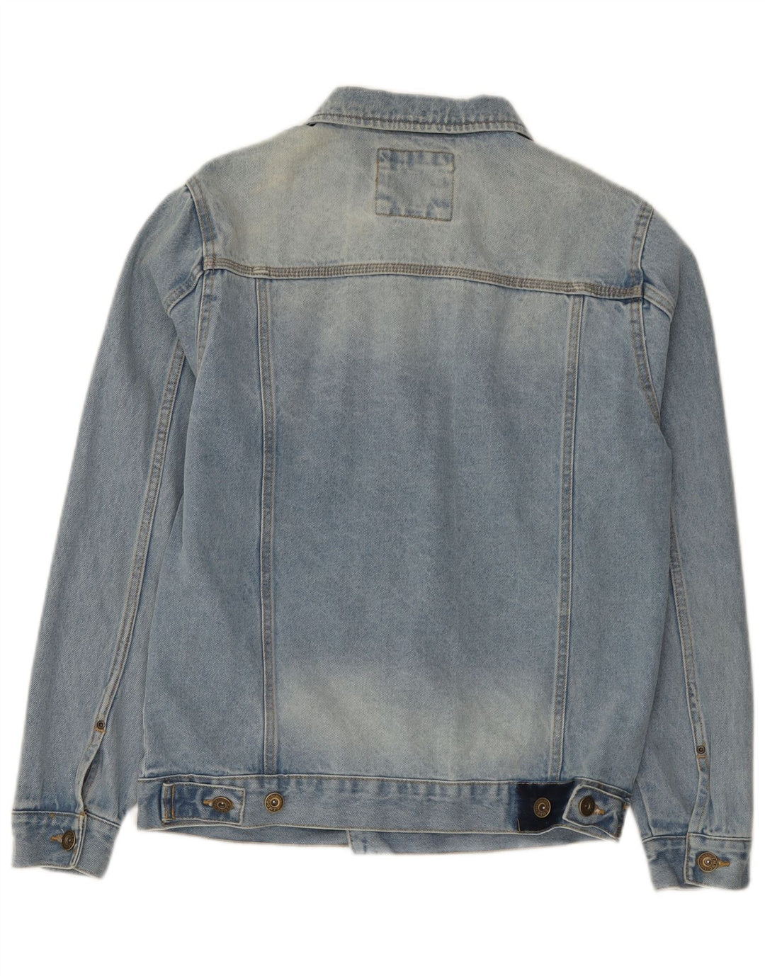 ZARA Veste en jean pour homme UK 38 Bleu moyen Coton