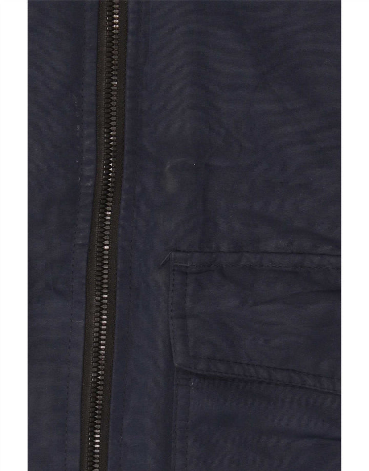 Jack & Jones Manteau matelassé à capuche garçon 13-14 ans Bleu marine Polyester