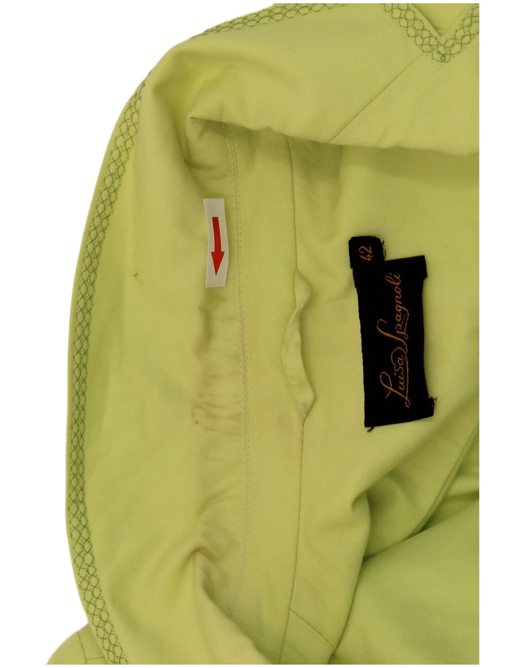Luisa Spagnoli Veste blazer à manches 3/4 pour femme 4 boutons IT 42 Vert moyen