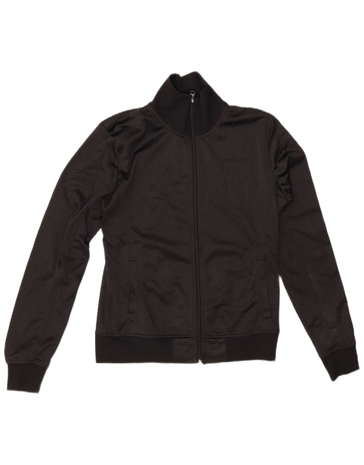 DIADORA Veste de survêtement pour femme UK 14 Medium Noir Polyester