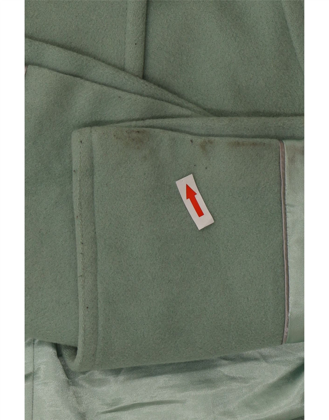 Marks & Spencer Manteau double boutonnage pour femme UK 16 Grande laine verte