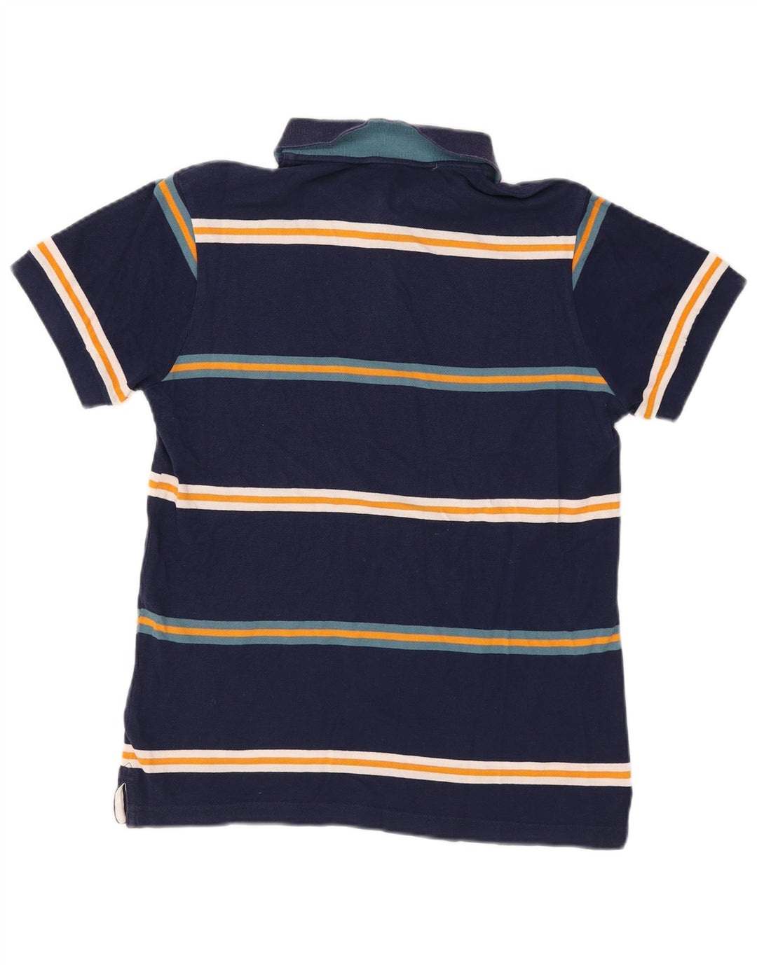 Kappa Polo Homme Rayé Bleu Marine Moyen