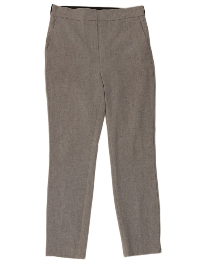Zara Pantalon Chino Slim Femme Moyen W28 L27 Gris