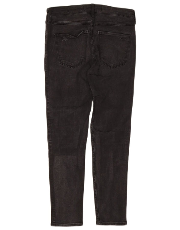 Hollister Jean skinny taille haute pour femme US 9 Medium W29 L26 Noir