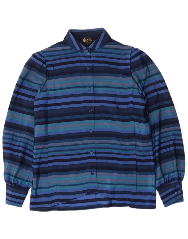 Your Sixth Sense Chemisier Femme EU 38 Bleu Moyen Rayé Polyester