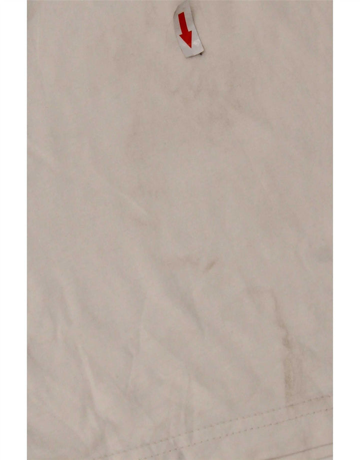Adidas T-shirt graphique pour homme en coton blanc moyen