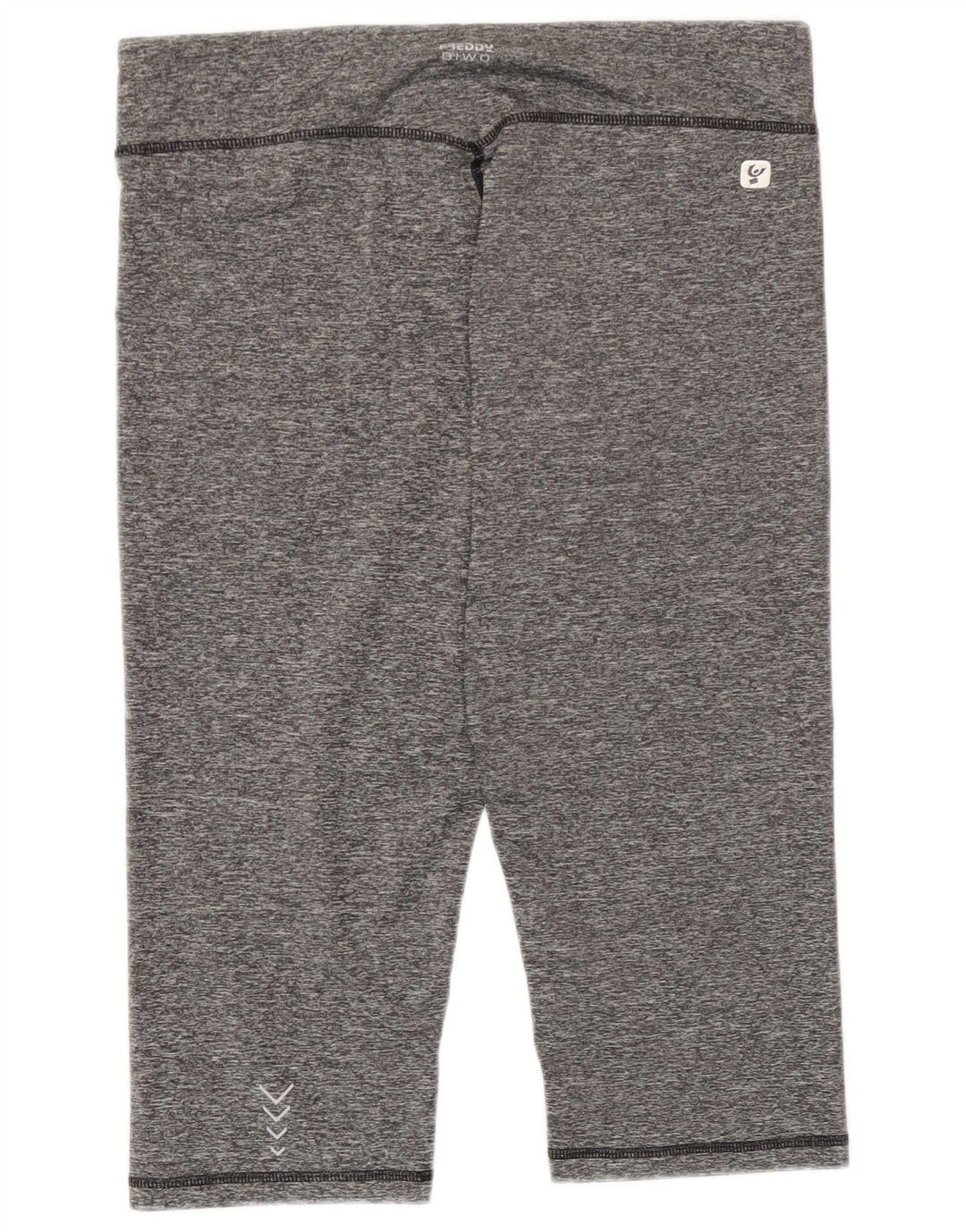 Freddy Pantalon de Survêtement Capri Femme UK 44 Large Gris Moucheté Polyester