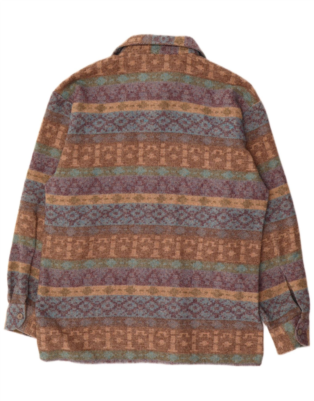 Club D'Amingo Chemise en flanelle pour homme Taille 38/40 Medium Multicolore Fair Isle