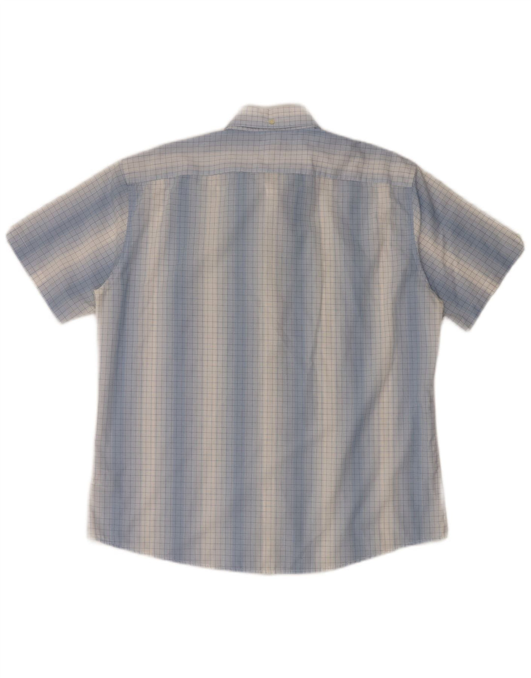 Ben Sherman Chemise à manches courtes pour homme 4XL en coton vichy bleu