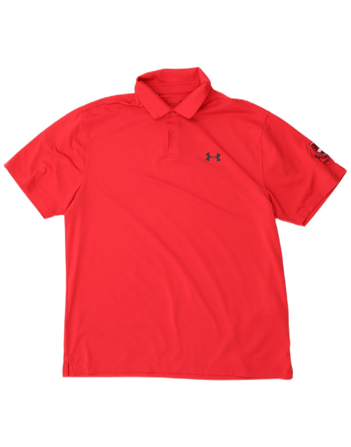 Under Armour Polo Graphique Homme Grand Rouge Polyester