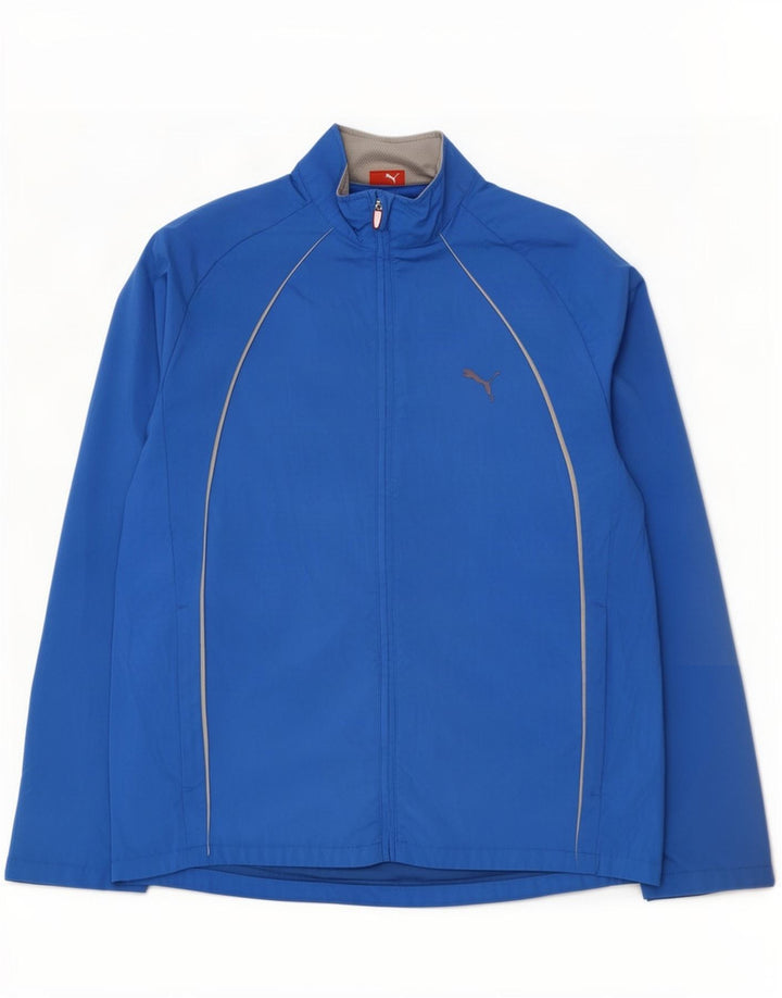 Puma Veste de Survêtement Homme Bleu Moyen Polyester