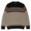 Marks & Spencer Pull à col rond pour homme Gris moyen Fair Isle