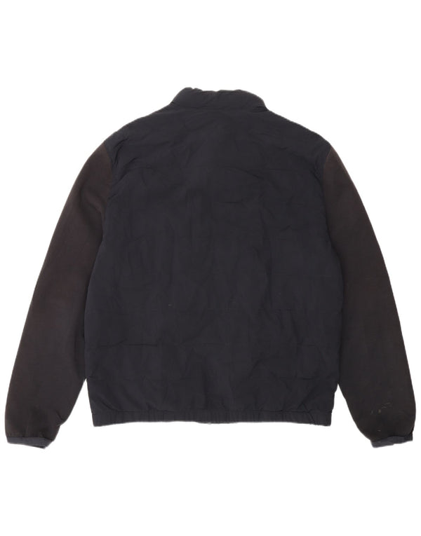 Zara Veste matelassée pour homme UK 40 Large Bleu marine