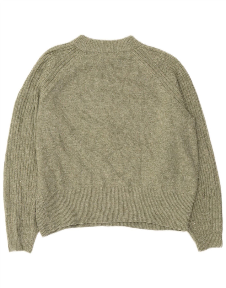 Marks & Spencer Pull col roulé pour femme UK 14 Vert moyen