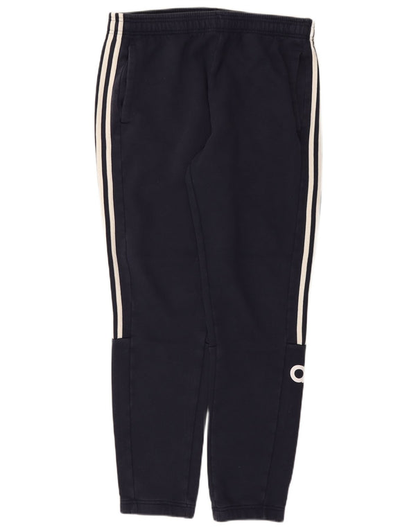Adidas Pantalon de survêtement graphique pour hommes, grand coton bleu marine