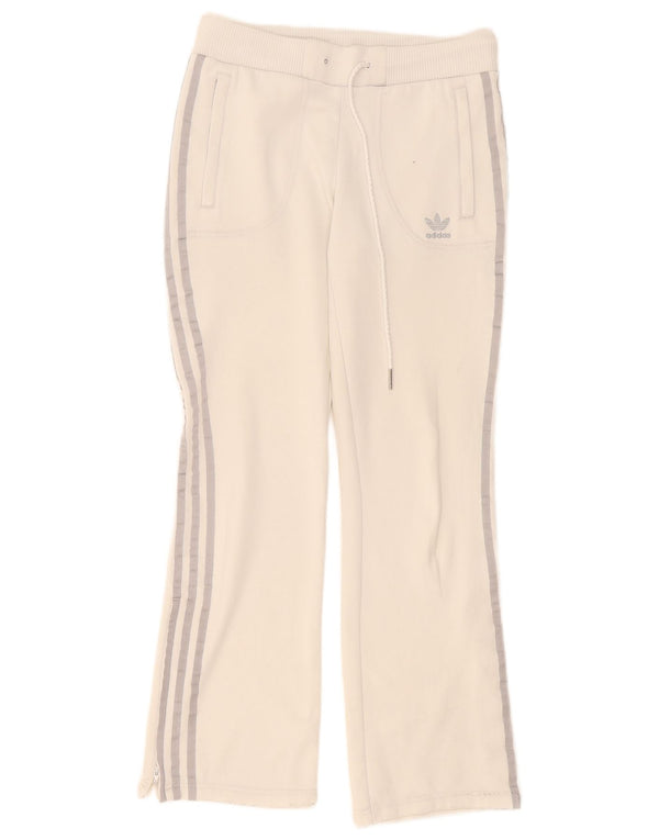 Adidas Pantalon de survêtement pour femme EU 36 Small Blanc Polyester
