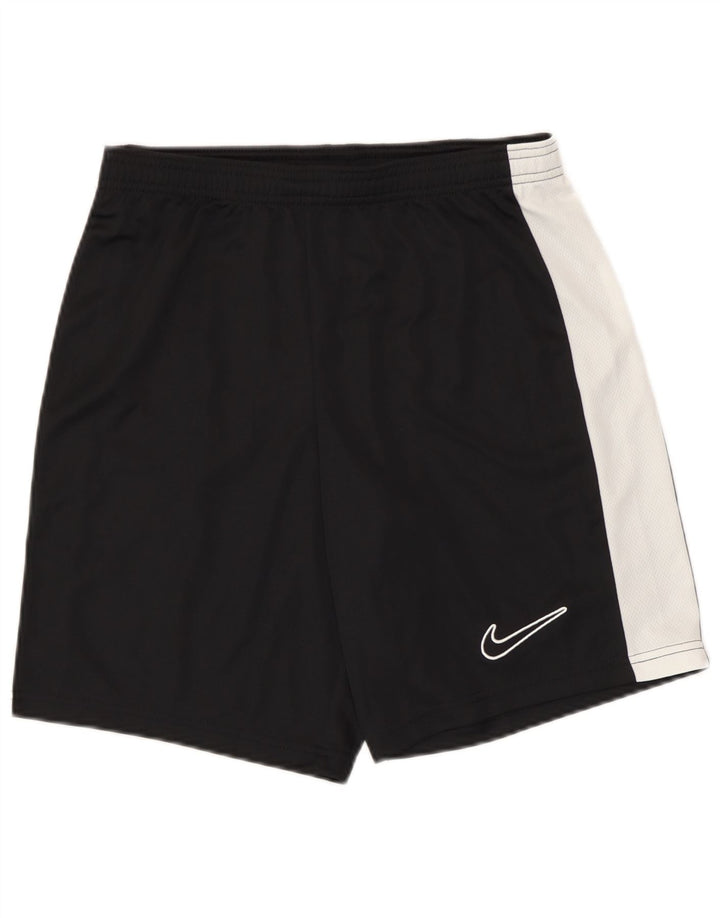 Nike Short de sport Dri Fit Slim Fit pour homme en polyester color block Noir Taille S