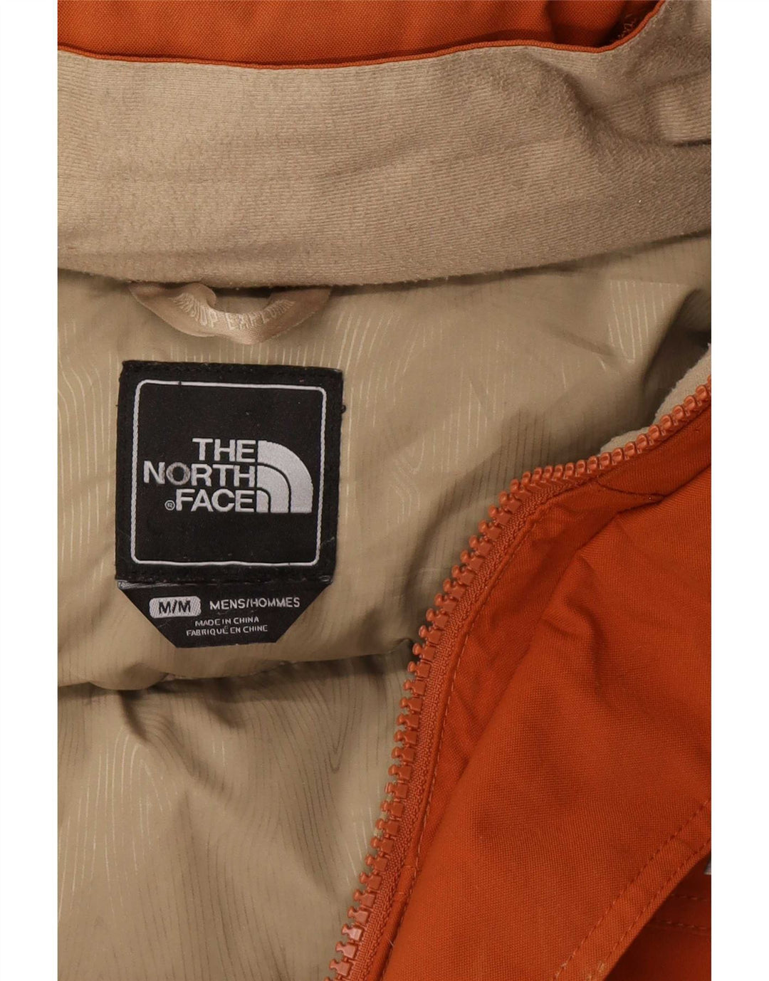 The North Face Parka à capuche pour homme UK 38 Medium Orange Nylon