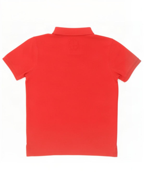 Crew Clothing Polo Homme Rouge Moyen Coton