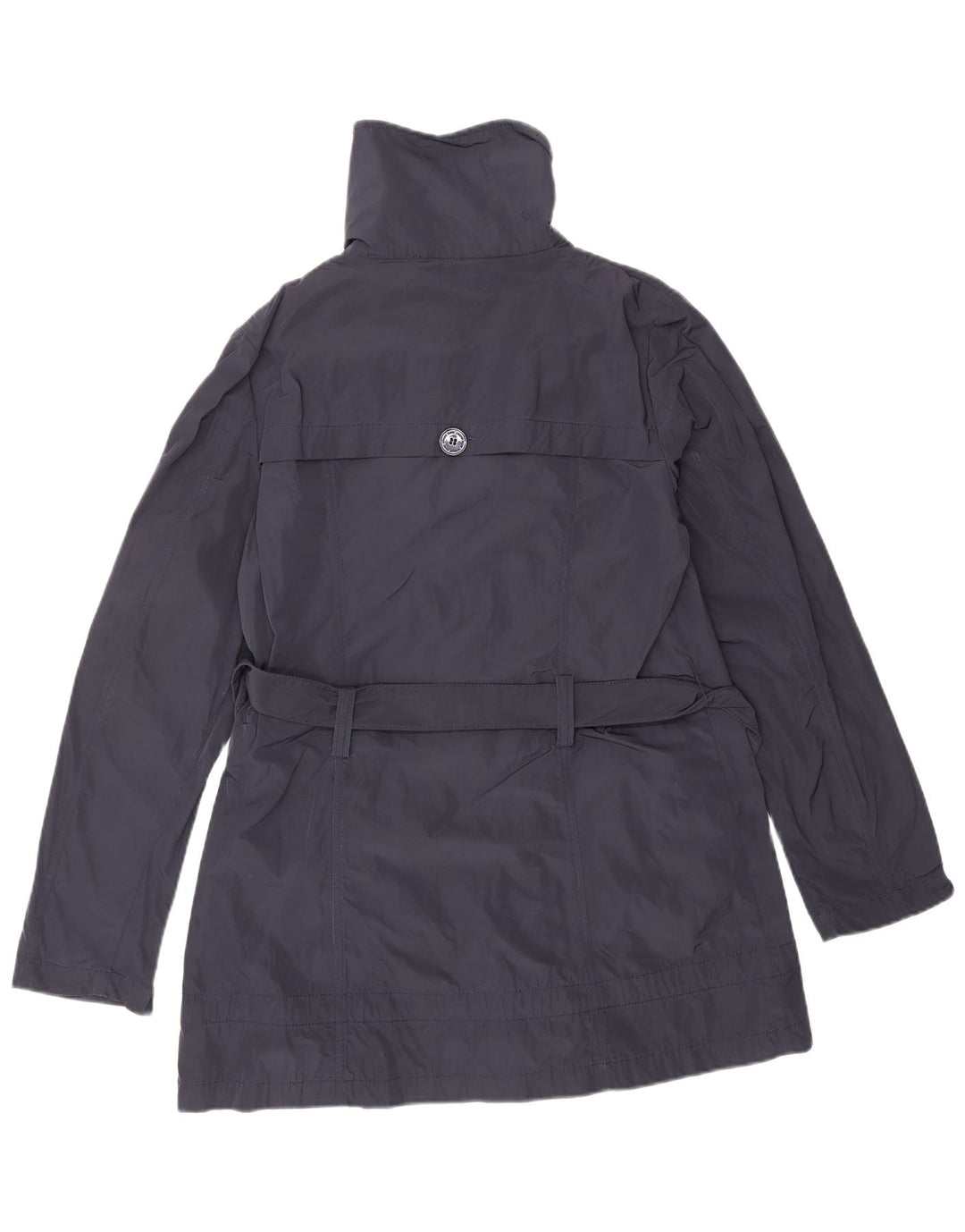 ARMANI JEANS Trench Femme US 6 Medium Bleu Marine Polyester