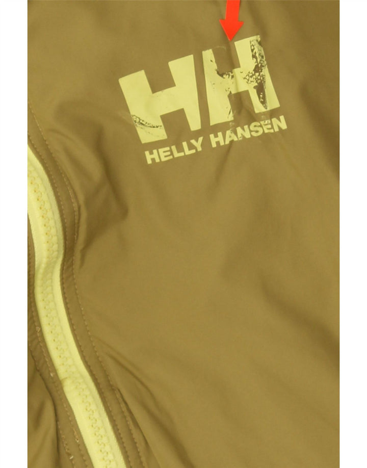 Helly Hansen Veste rembourrée graphique pour femme UK 14 Kaki moyen