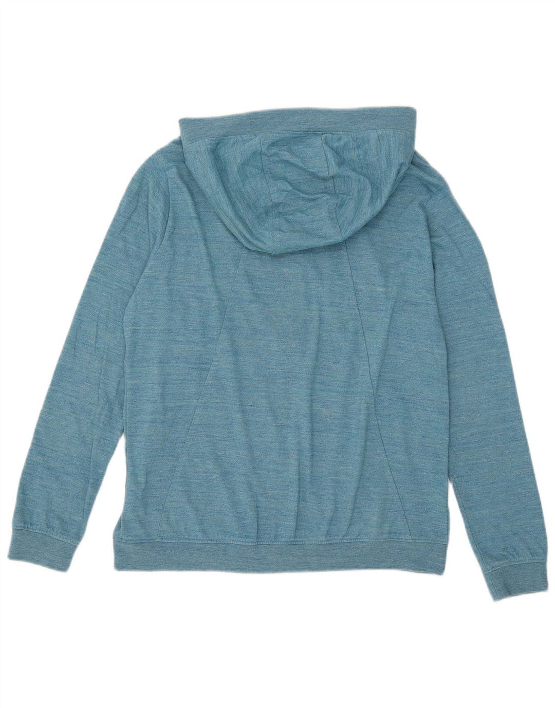 Nike Pull à capuche zippé pour femme UK 14 Grand polyester moucheté bleu
