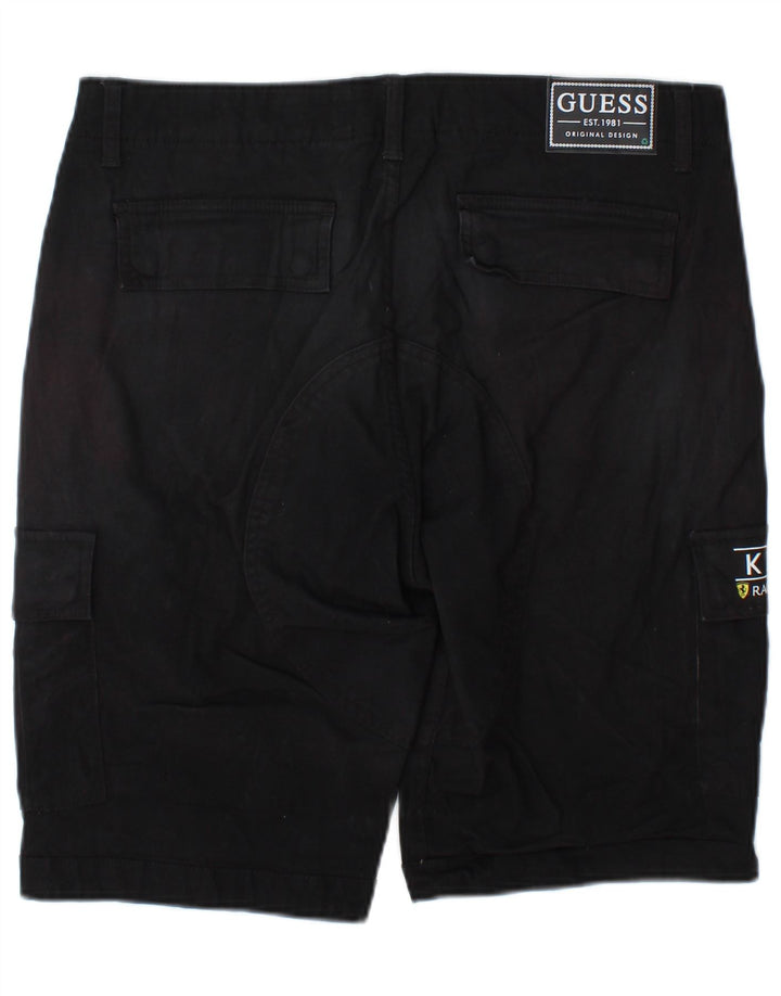 Guess Short Cargo Homme W32 Coton Noir Moyen