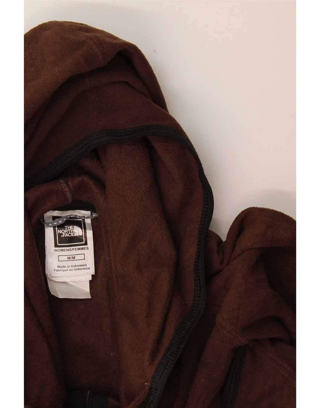 The North Face Veste polaire à capuche pour femme UK 12 Marron moyen Polyester