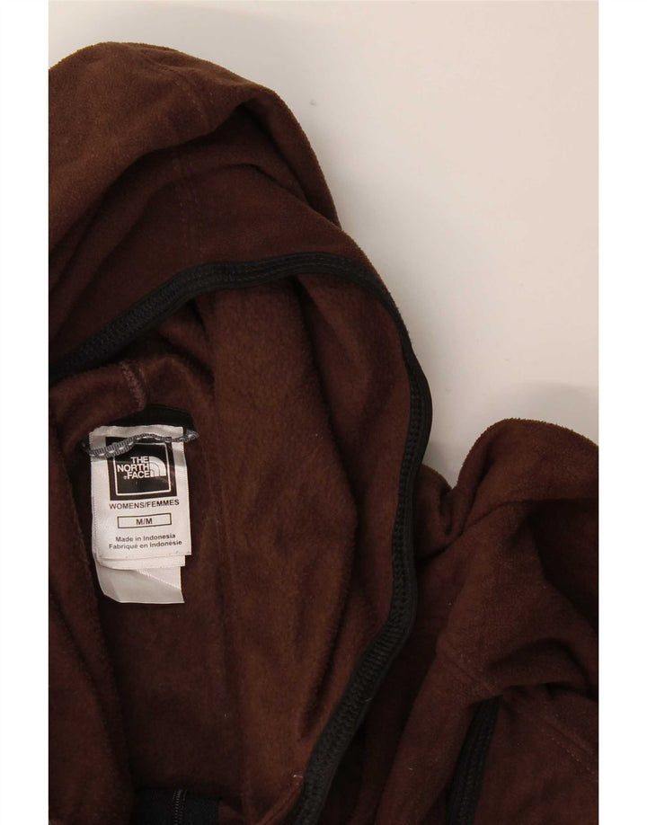 The North Face Veste polaire à capuche pour femme UK 12 Marron moyen Polyester