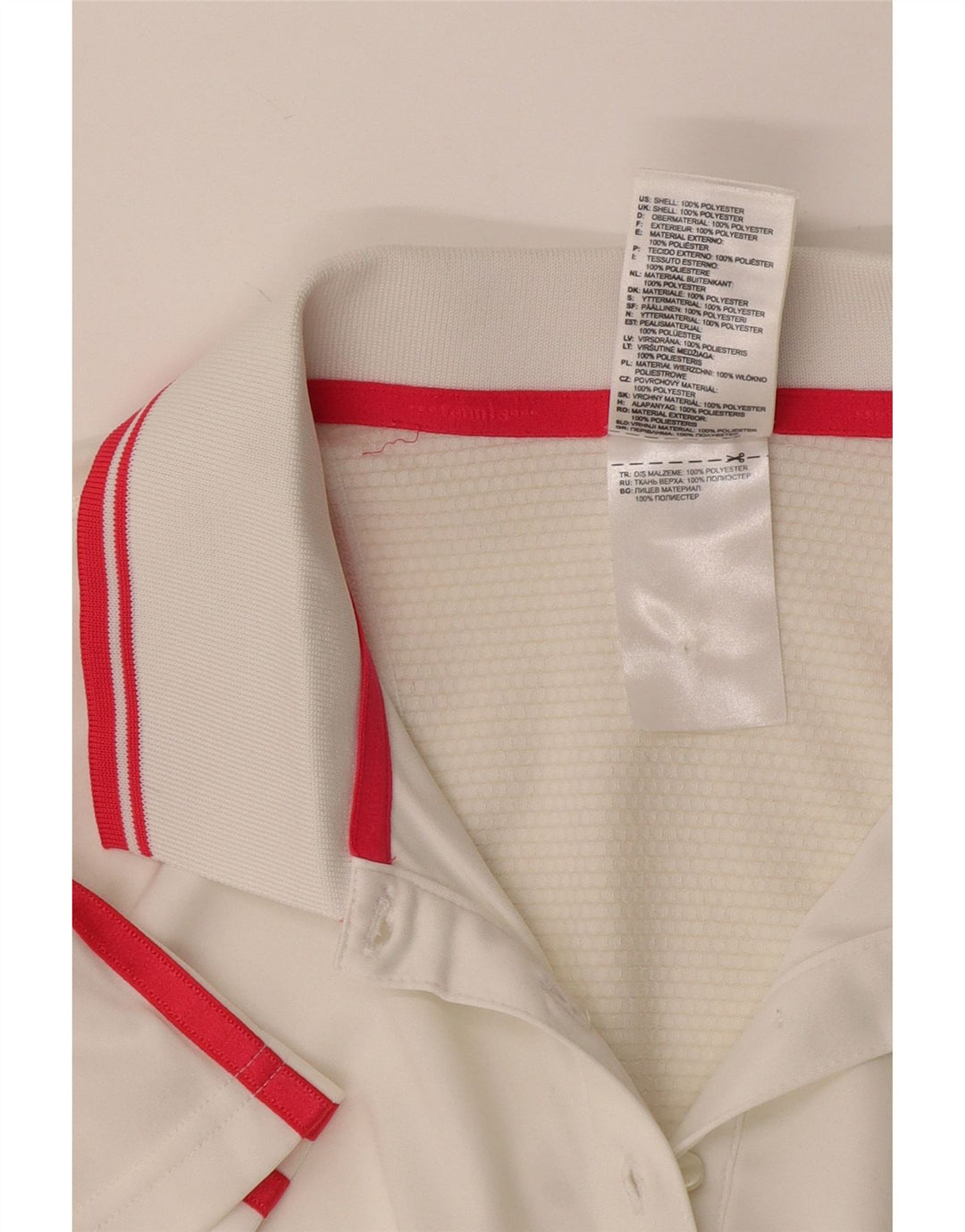Adidas Climacool Polo pour femme UK 14 Medium Blanc Polyester