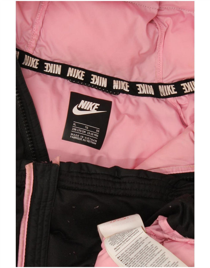 Veste matelassée à capuche Nike Fille 13-14 ans XL Noir Polyester
