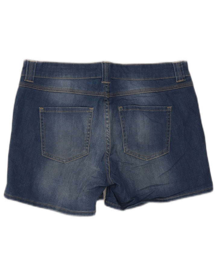 Oasis Short en jean pour femme UK 10 Small W32 Bleu Coton