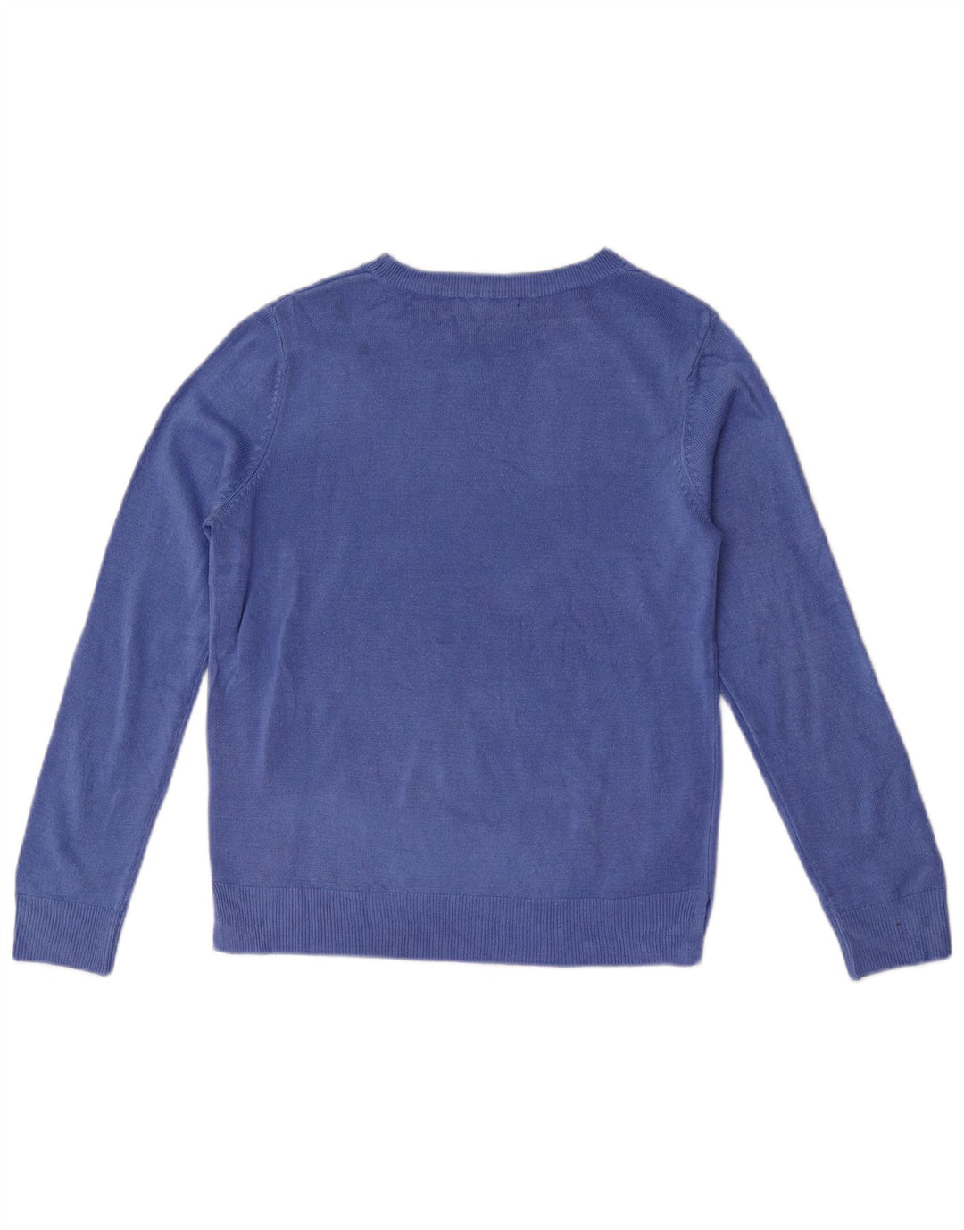 Marks & Spencer Pull col bateau pour femme UK 12 Bleu moyen
