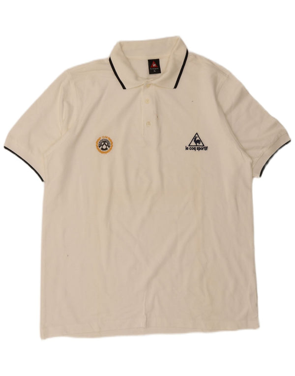 Le Coq Sportif Polo Homme XL Blanc Coton