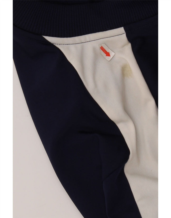 Puma Veste de survêtement pour homme Taille S Bleu marine Colorblock Polyester