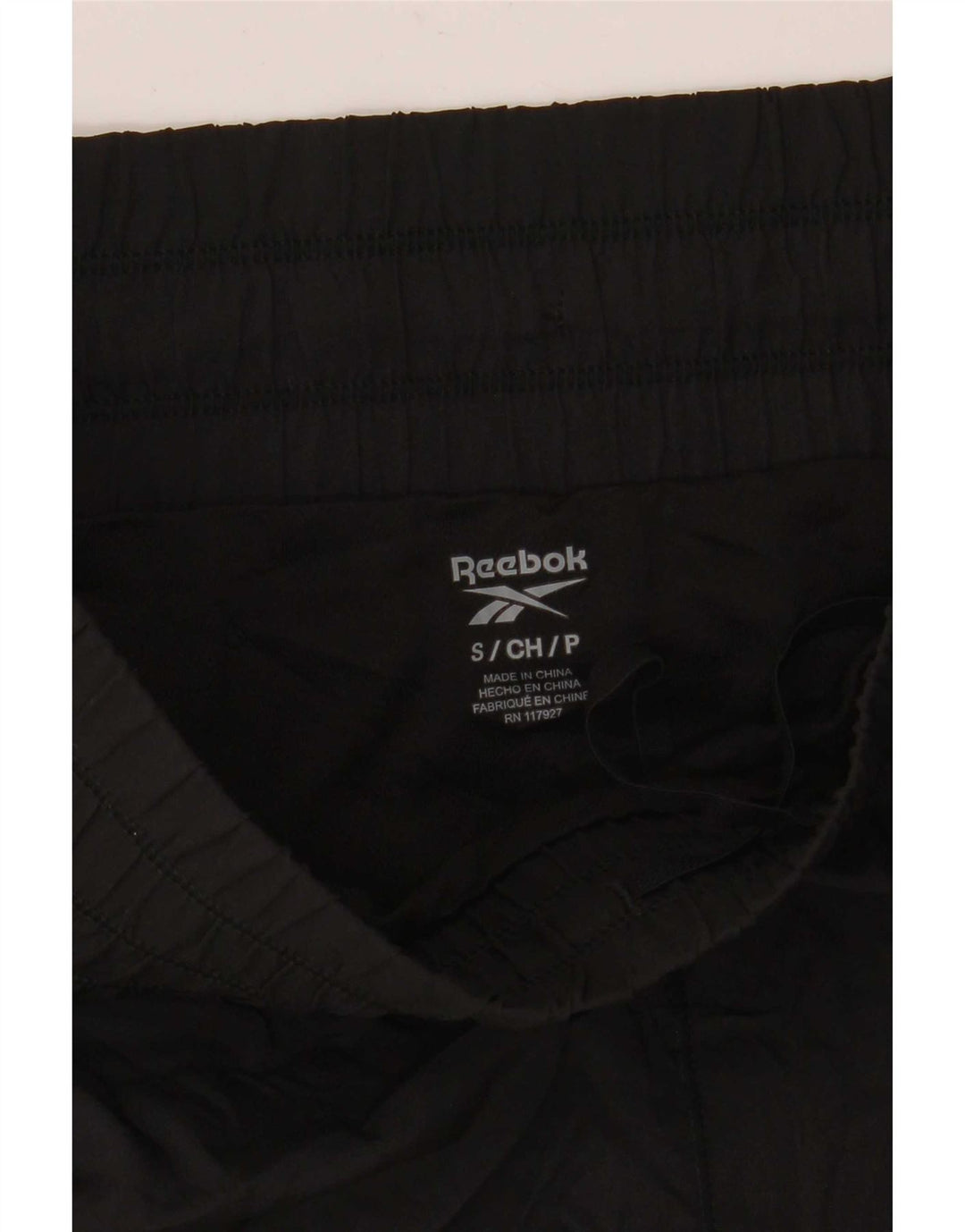 Reebok Short de sport pour femme UK 10 Small Noir Polyester