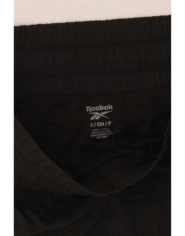 Reebok Short de sport pour femme UK 10 Small Noir Polyester