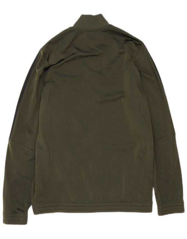 Veste de survêtement Adidas Garçon 15-16 ans Vert Polyester