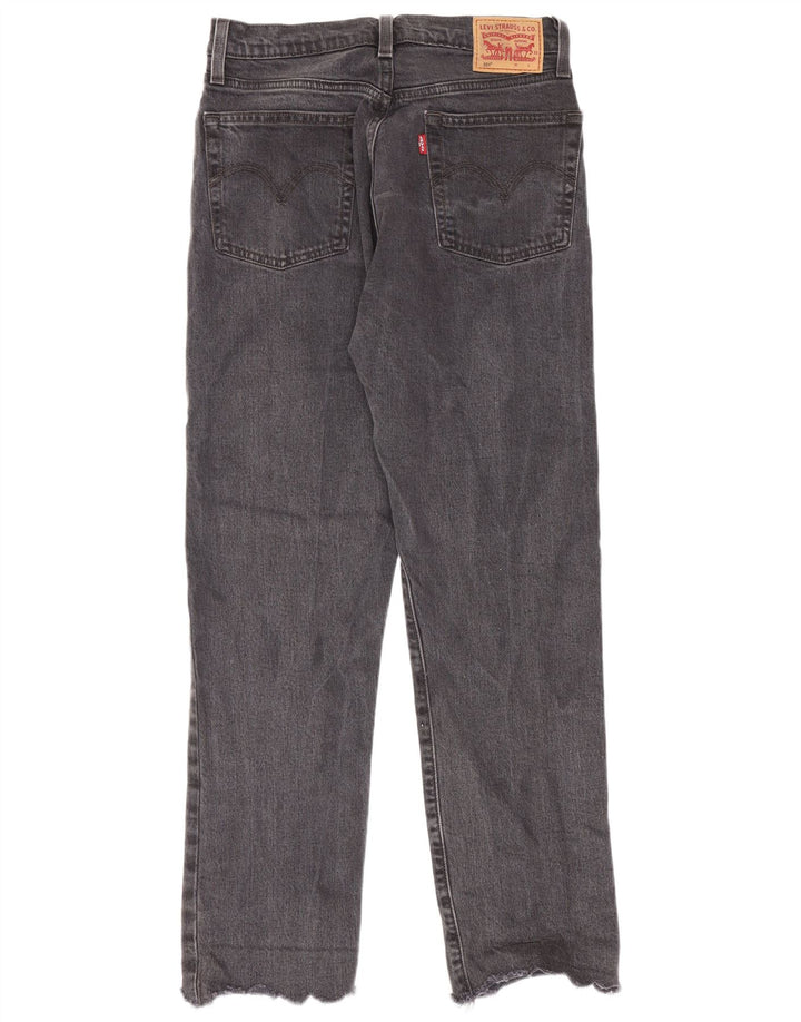 Levi's Jean Droit 501 Femme W27 L28 Gris Coton