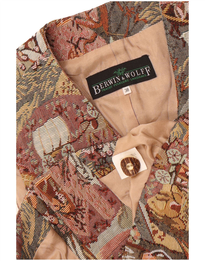 Berwin & Wolff Femme Gilet IT 38 XS Multicolore Patchwork Coton
