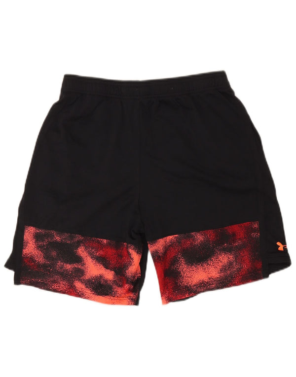 UNDER ARMOUR Short de sport à motif abstrait pour garçon 13-14 ans XL Noir