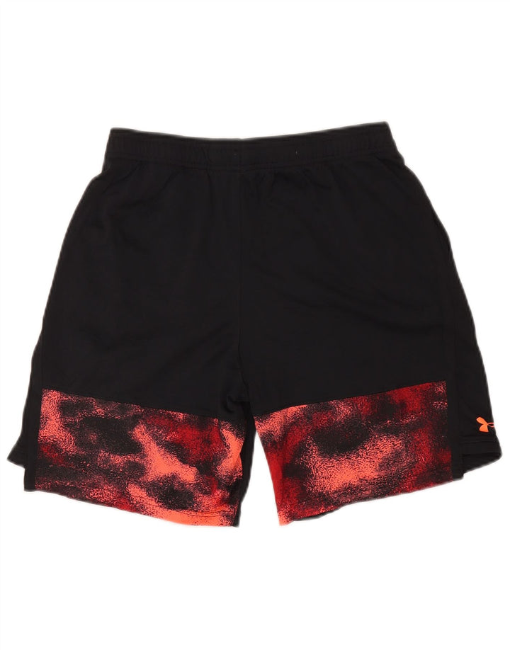 UNDER ARMOUR Short de sport à motif abstrait pour garçon 13-14 ans XL Noir