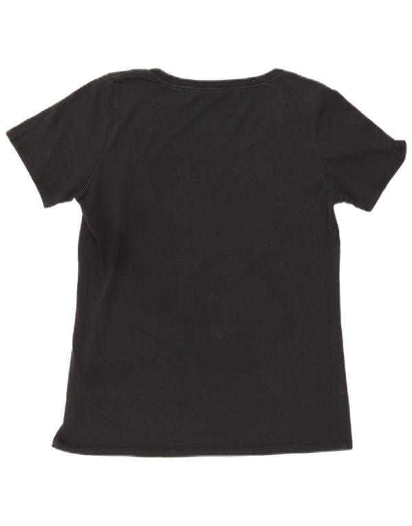 NIKE Femmes Colorado Spirit Graphic T-Shirt Top UK 12 Moyen Noir Coton