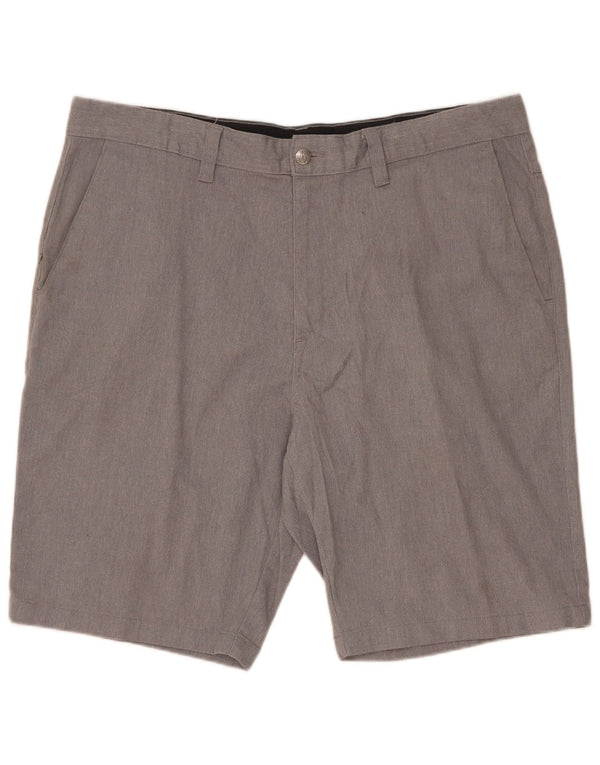 Volcom Short Chino Homme W38 XL Gris Coton