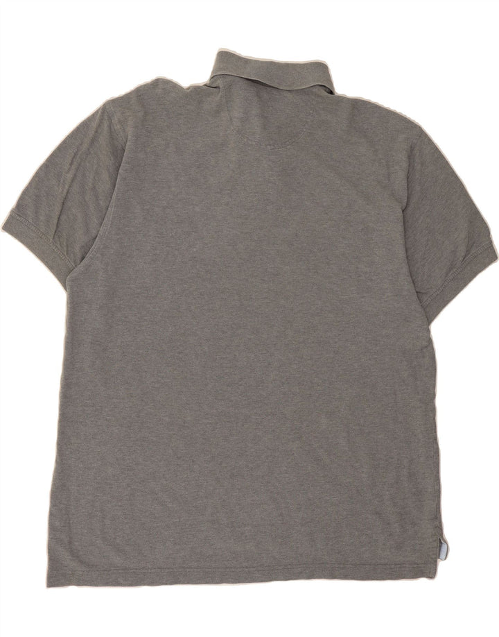 IZOD Mens Polo Shirt Large Grey Cotton Vintage Izod and Second-Hand Izod from Messina Hembry 