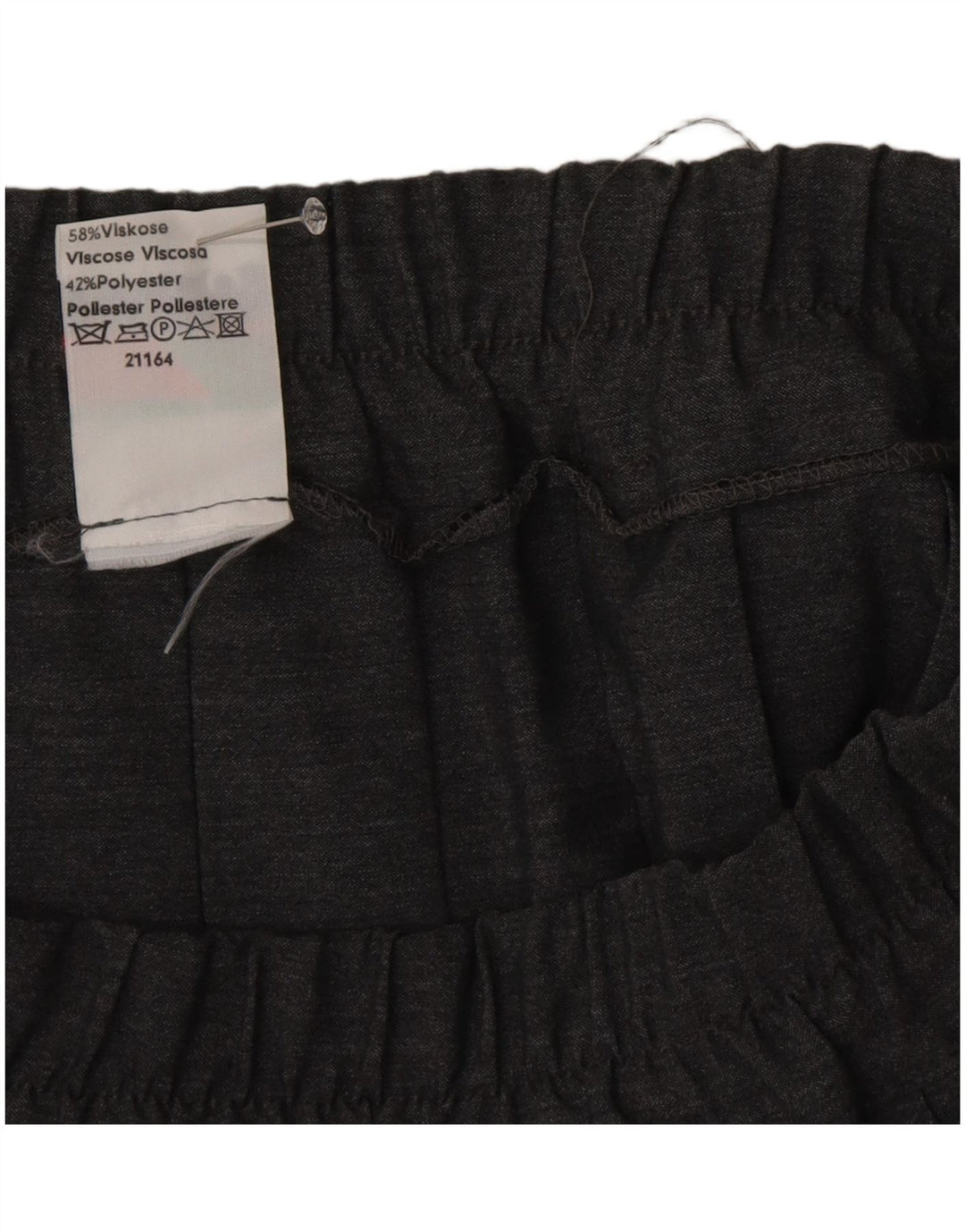 Ecco Womens Knife Jupe Plissée EU 42 Large W32 Gris Viscose