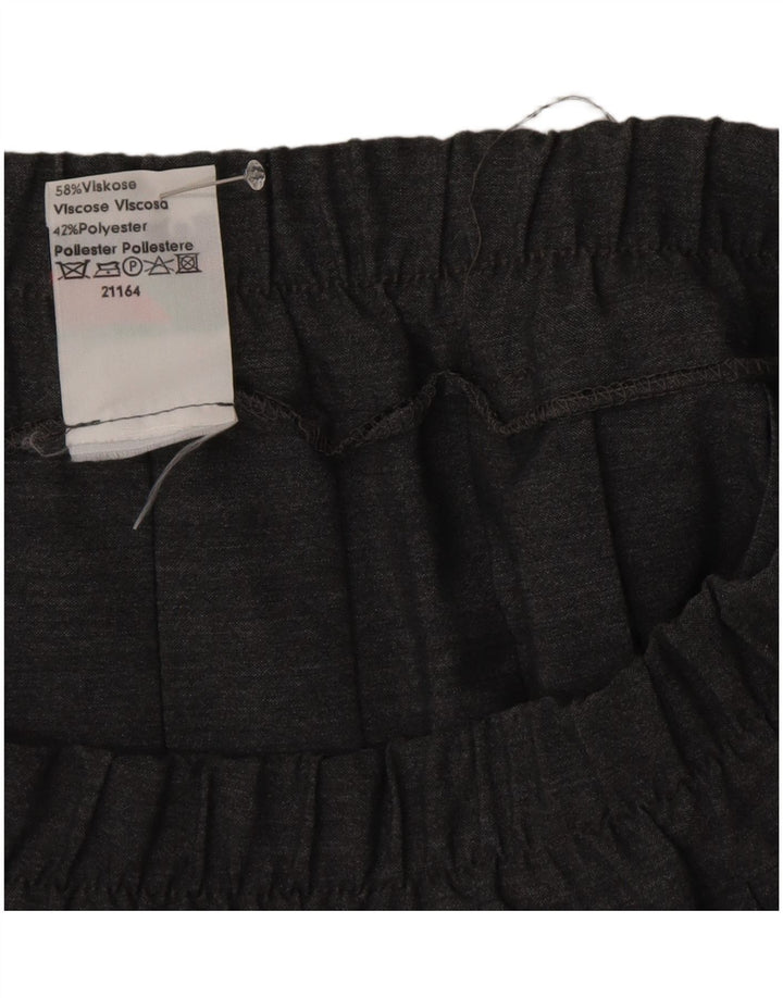 Ecco Womens Knife Jupe Plissée EU 42 Large W32 Gris Viscose
