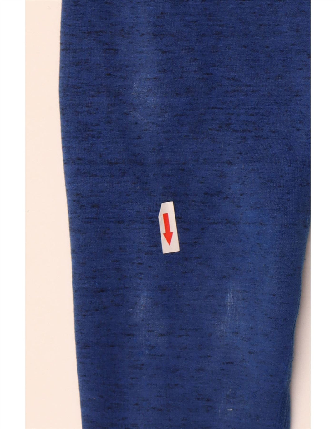 Nike Sweat à capuche zippé en coton moucheté bleu moyen pour homme