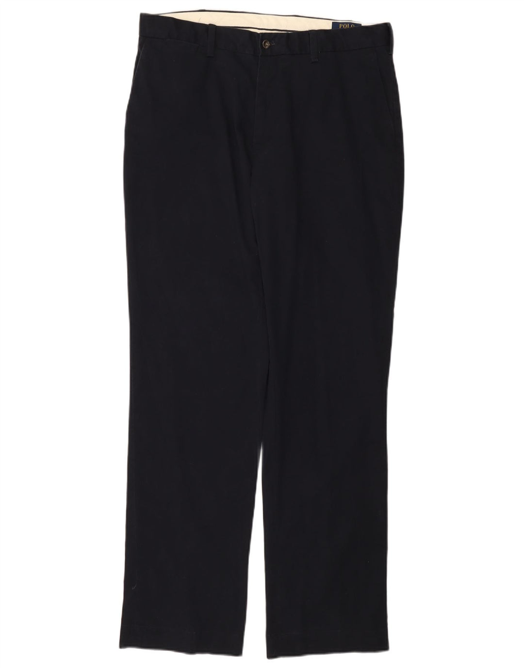 POLO RALPH LAUREN Pantalon Chino Droit Homme W34 L34 Bleu Marine